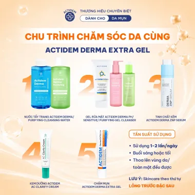 Gel giảm mụn mờ thâm Actidem Derma Extra Gel 18gram