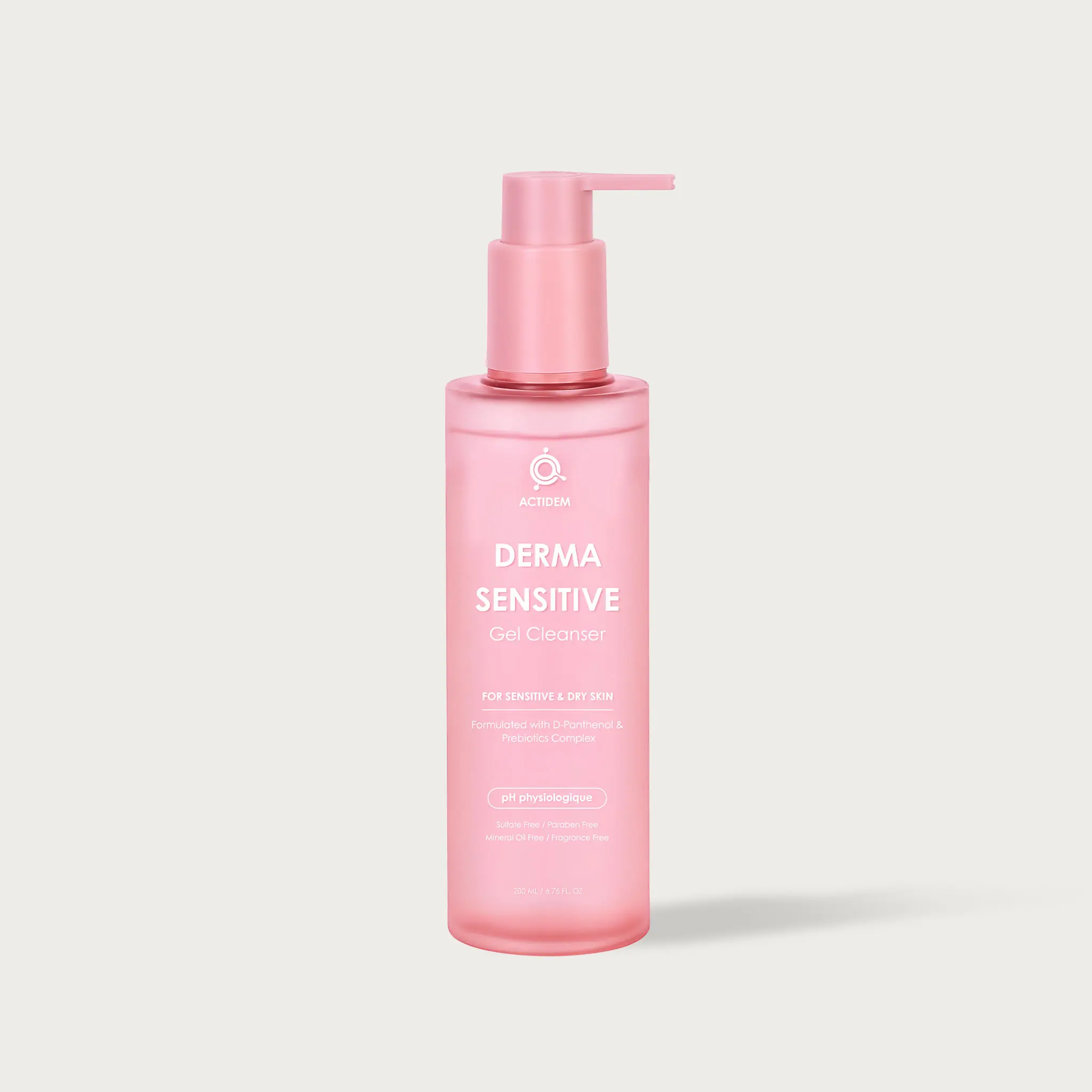Gel rửa mặt dành cho da khô, nhạy cảm Actidem Derma Sensitive Gel Cleanser 200ml